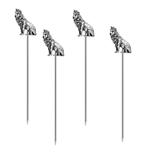 Bạc <span class=keywords><strong>Antique</strong></span> Elephant Thịt Nướng Xiên - Product Image 6