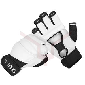 Guantes de Grappling de Cuero YING ENTERPRISES YE-3605, Más Vendidos, con Cordones en la Muñeca, Elásticos e Impermeables para Entrenamiento - OEM Personalizado - Product Image 1