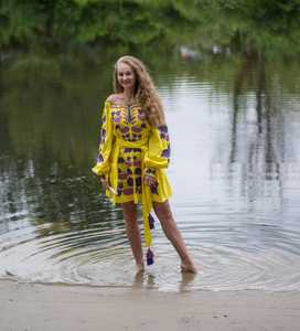 Gótico Boho bordado vestido Maxi vestido de lino vestido vestidos casuales estilos estilo Ghana de moda de verano de manga larga suelta completa - Product Image 5