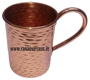 Tasse de Mule de moscou martelée en cuivre pur pour la maison, le Bar, l'hôtel, le Restaurant et le café - Product Image 3