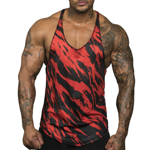 2022 Factory Price <b>Low</b> <b>Cut</b> Men Gym Wear Fitness Tank <b>Top</b> Mens Undershirts Cotton High Quality - Product Image 3