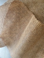 Matériau en rotin vietnamien pour meubles d'intérieur feuille de canne pré-tissée + 84947900124