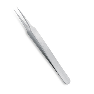 Pinces à cils premium pour extensions, à pointe droite et courbée, en acier inoxydable, pour volume - Product Image 5