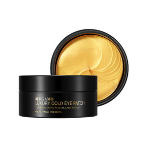 BERGAMO-Parche de ojo dorado de lujo, 24K, hecho en Corea, hidrogel, cuidado de las arrugas, ácido hialurónico hidratante - Product Image 2