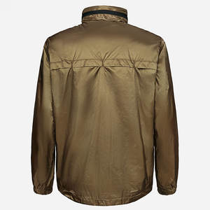 Chaqueta Deportiva Impermeable con Capucha, Transpirable, de Secado Rápido, de Lona, para Hombre, Material Personalizado, al por Mayor - Product Image 5