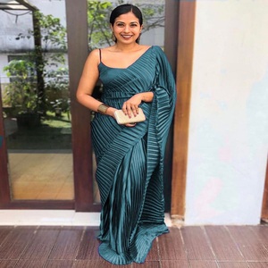 Cao theo yêu cầu nhà Máy Giá voan <span class=keywords><strong>Saree</strong></span> cho Đảng và đám cưới mặc có sẵn tại giá cả phải chăng từ Ấn Độ - Product Image 4