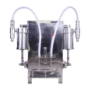优质高精度100毫升至1000毫升16至80 BPM半自动气动/粘性液体灌装机