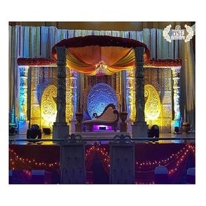 Decoración Tradicional Malaya para Bodas, Mandap Majestuoso para Bodas del Sur de la India, Estilo Indio, Decoración de Mandap para Bodas Nepalesas, Londres - Product Image 1