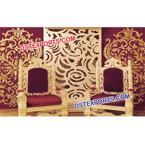 งานแต่งงานที่ทันสมัยตกแต่งเวทีที่สวยงามแกะสลักไฟเบอร์แผงฉากหลังงานแต่งงานล่าสุดตกแต่งแผง - Product Image 2