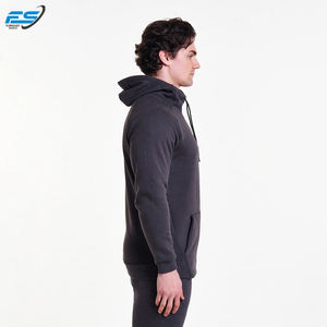 Ensemble de jogging unisexe d'hiver style hip-hop, personnalisable avec logo imprimé, à capuche, pour la gym et le fitness, 100 % coton, grandes tailles, lot de 5 - Product Image 5