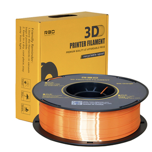 Filament d'imprimante 3D <span class=keywords><strong>PLA</strong></span> <span class=keywords><strong>R3D</strong></span> Gold Silk Texture 1,75 mm 1 kg Écologique 330 m de longueur Certifié ROHS/ISO - Product Image 5