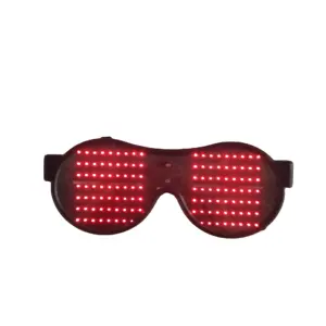 Óculos iluminados de led, óculos de festa alimentado por bateria multi cores
