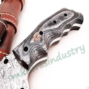 Grandsharp — couteau de chasse en acier, fait à la main, beau couteau à manche en bois PAKKA (smk1299) - Product Image 5