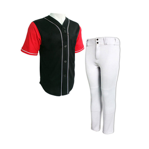 ชุดยูนิฟอร์มเบสบอลสั่งทำราคาถูก ผ้าฝ้าย 100% ป้องกันแบคทีเรีย สำหรับผู้ใหญ่ทุกเพศ - Product Image 4