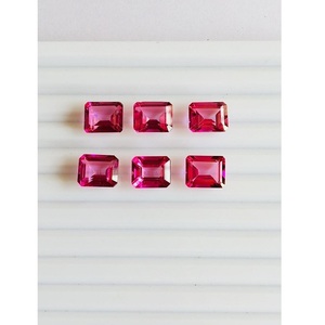 บุษราคัมสีชมพูธรรมชาติเกรด AAA อัญมณีหลวมได้รับการรับรองจากความร้อน - Product Image 2
