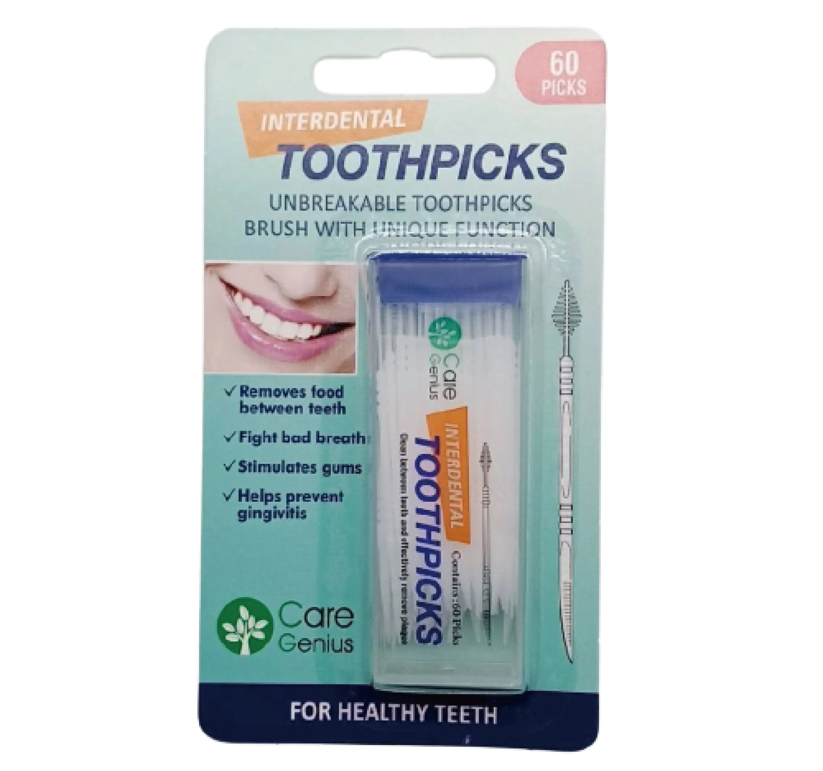 bleaching free plastic toothpick wholesalers TH01