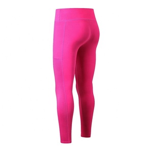 Pantalones de Yoga para Mujer a Precio de Fábrica, Cintura Media, Leggings de Yoga Largos, Bolsillos Laterales para Móvil, Elásticos para Entrenamiento, Spandex/Poliéster - Product Image 6