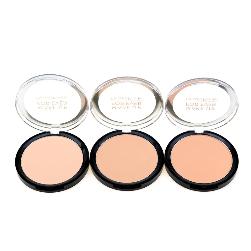 Professionele Olie Controle Waterdicht Gezicht Make-Up Cosmetica OEM Compact Poeder