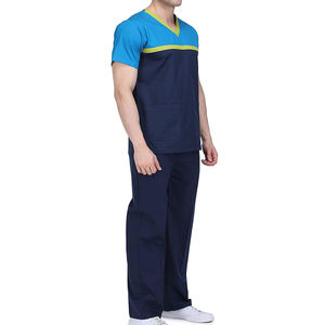 Uniforme médico quirúrgico para hombre y mujer, ropa de Hospital con cuello en V, venta al por mayor - Product Image 5