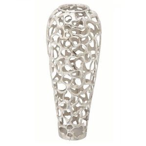 Vase à fleurs en métal pour fleurs, Pot de fleurs de luxe, décoratif à la main, de couleur marron, artistique, de styliste, nouvelle collection - Product Image 2