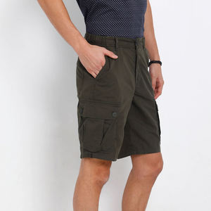 Nouveau short à 4 poches cargo en coton vierge de haute qualité avec cordon de serrage à la taille pour hommes - Product Image 2