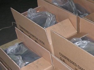 Bâtonnets de poussière pour barbecue, en bois dur, fumée hexagonale, pour narguilé - Product Image 5