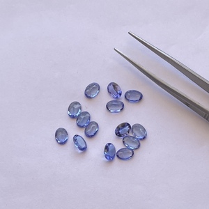 6mm 7mm Tanzanite naturelle à facettes coupe ovale lâche calibré en gros fournisseur de pierres précieuses semi-précieuses au prix d'usine en ligne - Product Image 4
