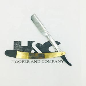 New Arrival Razor Custom Private Label Barbers Shaving <b>Straight</b> Razor Stainless Steel Replaceable Sustainable Blade Wood Handle - Product Image 5