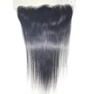 Perruque Lace Frontal wig indienne — meetu, cheveux lisses, cheveux bruts naturels 13x4, oreille à oreille, vente en gros