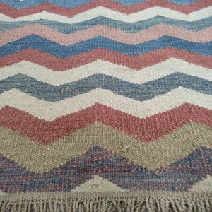 Tapis de cuisine en laine, accessoire traditionnel Zigzag, tissé à la main, Vintage, pour salon, hôtel de maison - Product Image 5