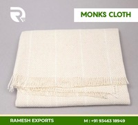 Tissu de broderie à l'aiguille perforée en toile de moine à vente rapide avec ligne de guidage blanche pour un travail de broderie optimal 100% coton de haute qualité