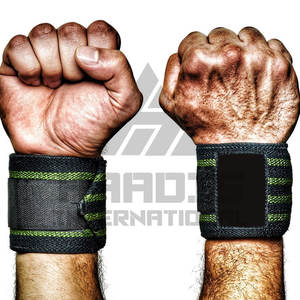 ที่กำหนดเองทำออกกำลังกายยกน้ำหนักข้อมือห่อมือสำหรับการขาย | ปากีสถานทำด้านบนขายสบายมือห่อ - Product Image 1