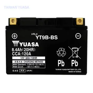 YT9B-BS 12V 8ah Hot Koop Dealers Voor Yuasa Motorfiets Batterij