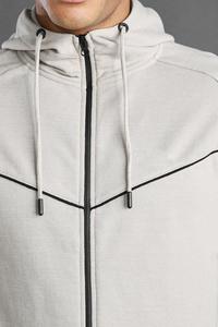 กางเกงขาสั้นมีฮู้ดสำหรับผู้ชาย,ชุดวิ่งเล่นยิมดีไซน์ใหม่ปี - Product Image 4