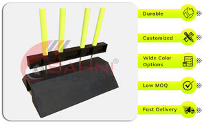 Mannequin de défenseur portable pliable de haute qualité avec base en caoutchouc équipement d'entraînement de football à prix compétitif - Product Image 2