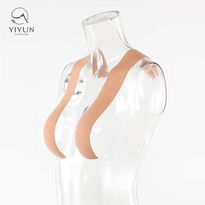 เทปกาวยกกระชับหน้าอก,ผ้าฝ้ายยืดหยุ่นสูงสไตล์ <span class=keywords><strong>Kim</strong></span> <span class=keywords><strong>Kardashian</strong></span> เทปยกหน้าอกสีน้ำตาลเข้ม - Product Image 4