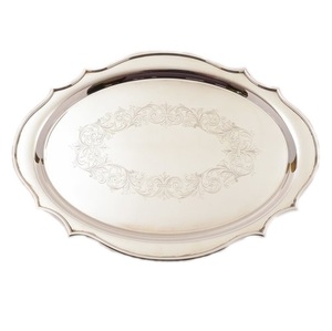 Food Coffee Cold Drink Serving <b>Tray</b> Metal Serving <b>Tray</b> with Glossy Finishing <b>Dinner</b> Kitchen Use Sustainable Quality Catering - Product Image 1