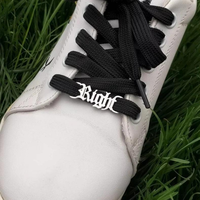 Personnaliser Métal Or Sneaker Lacet Charmes