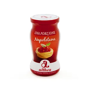 顶级意大利Althea Napoletana意大利面酱原罐12x120g无添加盐无出口OGM