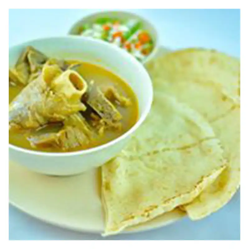 Zuppa Waslah istantanea facile da cucinare di alta qualità combinata con riso arabo può essere servita nei ristoranti fatti in malesia