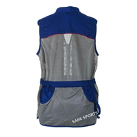Gilet de tir de chasse et de pêche au pigeon d'argile personnalisable respirant multi-poches pour une utilisation en extérieur