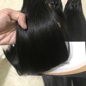 Venta al por mayor de cabello Remy vietnamita 100% virgen sin procesar, liso sedoso con cutícula alineada, de 8 a 32 pulgadas, en paquete. - Product Image 3