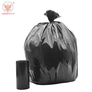 Kantung sampah plastik kustom murah, kantong sampah hitam langsung dari pabrik di Vietnam | Kantong sampah ramah lingkungan