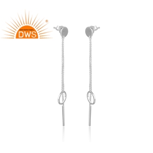 Fournisseur de bijoux en argent fin, fabricant de boucles d'oreilles statement - Product Image 2