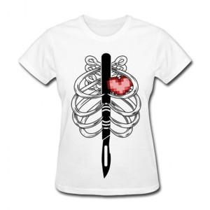 Camisetas de Punto Casuales de Manga Corta con Cuello en V para Mujer, 100% Algodón, Personalizables, Transpirables, de Secado Rápido y Ecológicas - Product Image 2