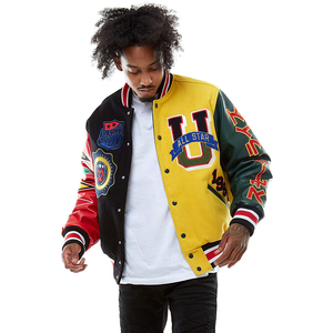Varsity เสื้อแจ็คเก็ตสไตล์ฮิปฮอป,เสื้อกันหนาวอรรถประโยชน์สำหรับผู้ชายและผู้หญิง - Product Image 1