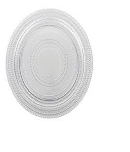 Placa de carga de color blanco de acero inoxidable de alta calidad, cargador de Metal y plato de servicio, precio más bajo - Product Image 4