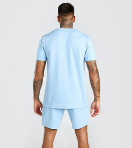 Ensemble chemise et short d'été pour homme de haute qualité avec logo personnalisé, design léger - Product Image 4