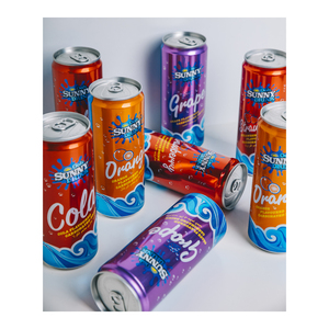Bebidas Carbonatadas Ooh Sunny Sabor Naranja 325ml, Nuevos Productos 2025, Refrescos Afrutados y Sabores a Cola, Bebidas Populares en Lata - Product Image 2