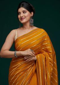 Venta al por mayor de ropa de fiesta para mujer, la mejor calidad, Saree elegante de seda Rangoli, venta al por mayor, compras en línea - Product Image 4